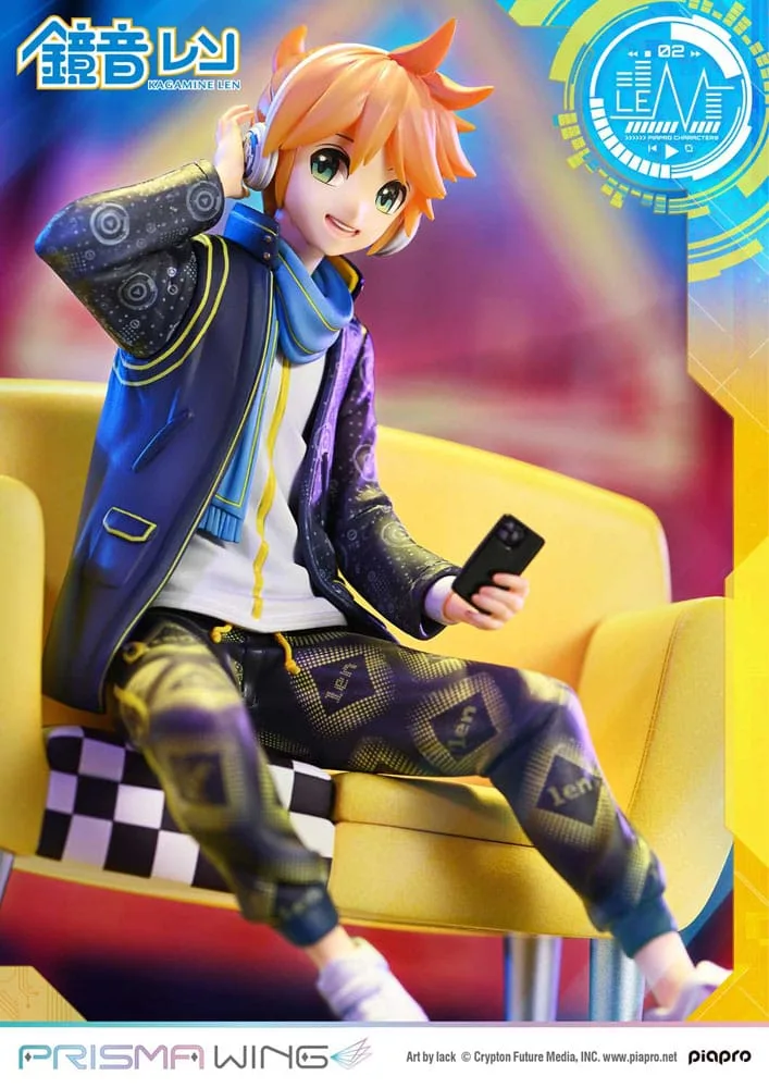 Vocaloid Statue – Prisma Wing Kagamine Len 1/7 18 cm 4