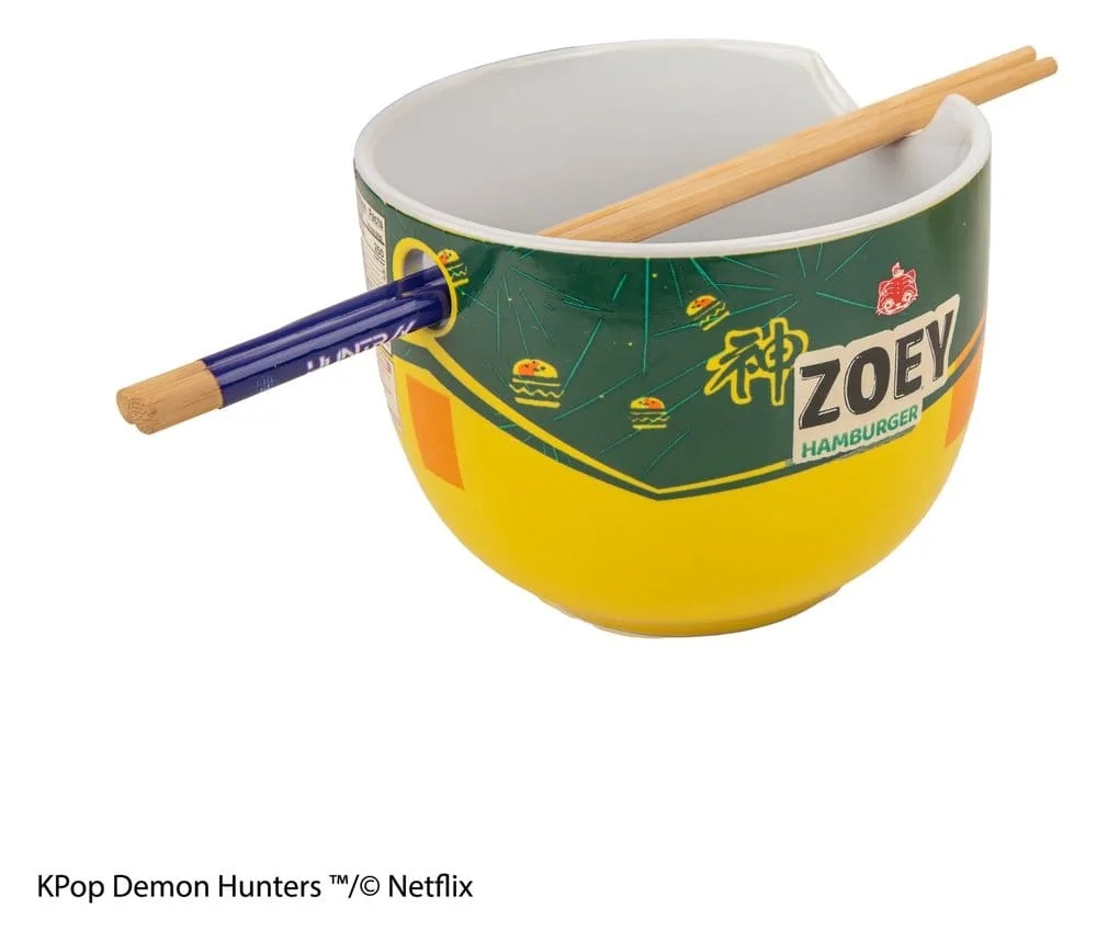 KPop Demon Hunters Ramen Bowl – Zoey Hamburger 12 x 12 x 10 cm 3