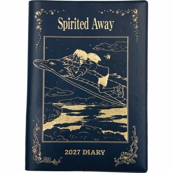 Spirited Away Diary – Haku and Chihiro Blue Gold Foil 2027