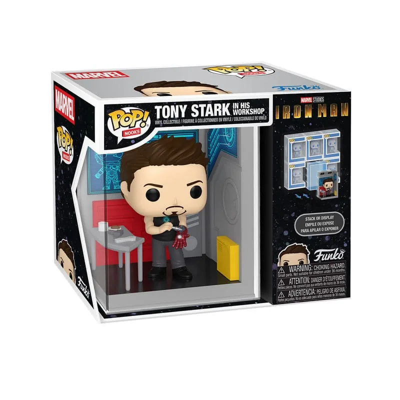 Marvel Vinyl Figure – Tony’s Garage POP Nooks 9 cm 2