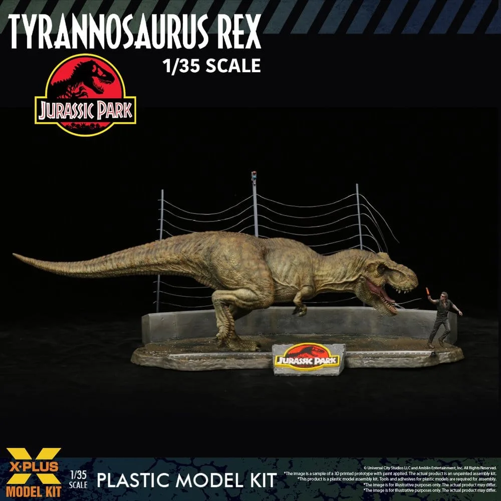Jurassic Park Modellbausatz – Tyrannosaurus Rex 1:35 42 cm 8