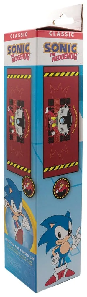 Sonic the Hedgehog Desk Pad and Coaster Set – Dr. Eggman 2