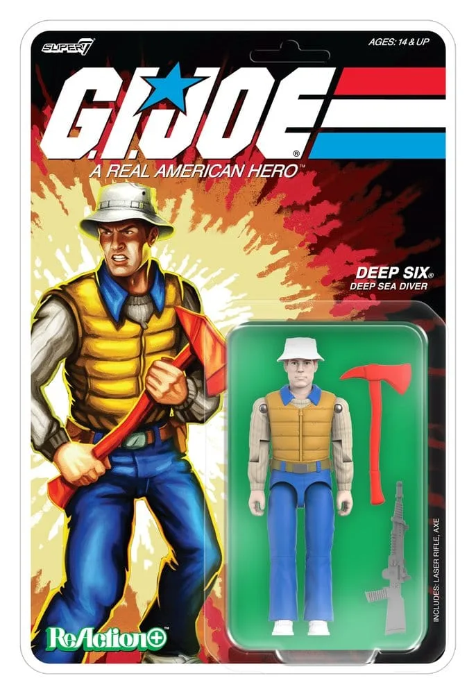 G.I. Joe Action Figure – Deep Six ReAction+ Wave 09