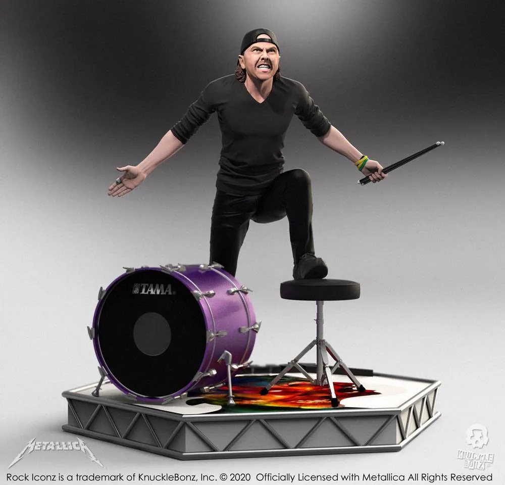 Metallica Rock Iconz Statue – Lars Ulrich Limited Edition 22 cm
