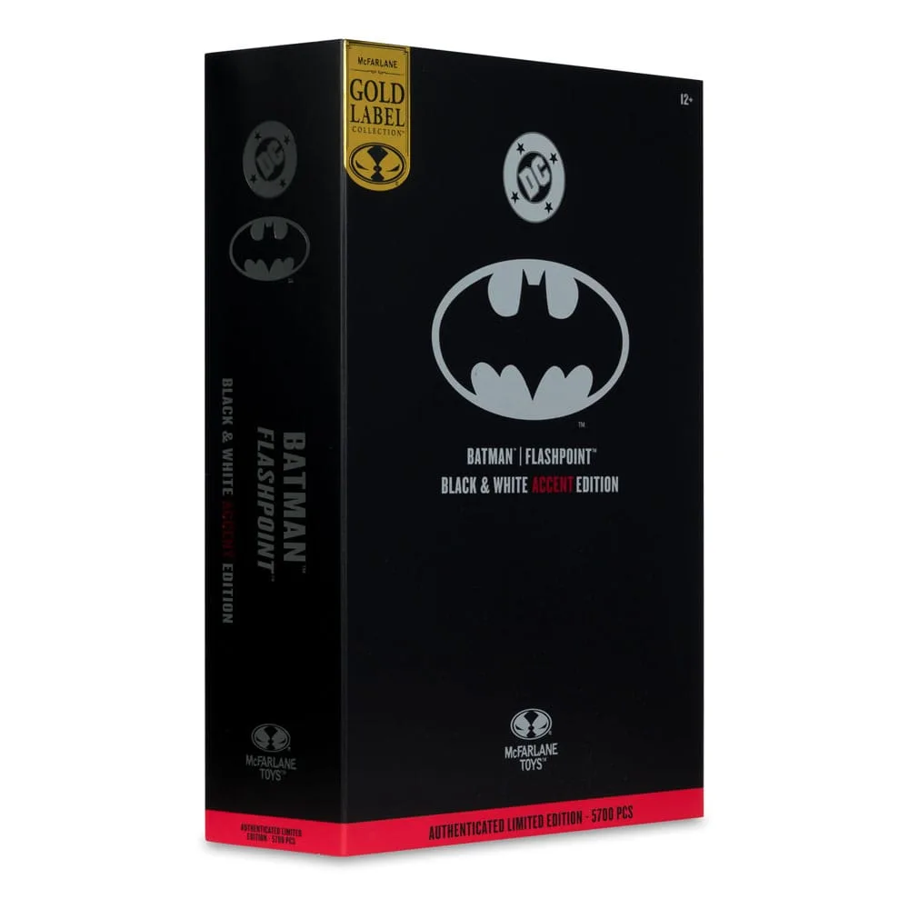 DC Multiverse Action Figure – Flashpoint Batman Black & White 18 cm 9