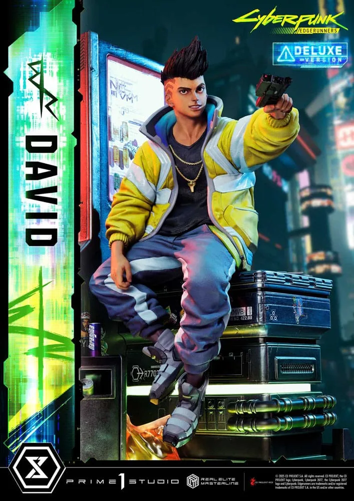 Cyberpunk: Edgerunners Statue – David Deluxe Bonus 58 cm 13