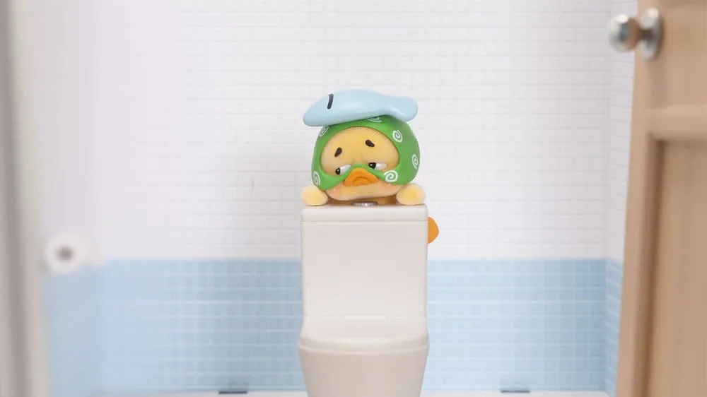 Upset Duck Verrassingsfiguren – Status Display 6 stuks 5 cm 7