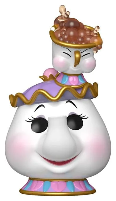 Beauty and the Beast Vinyl Figure – Mrs. Potts with Chip 9 cm