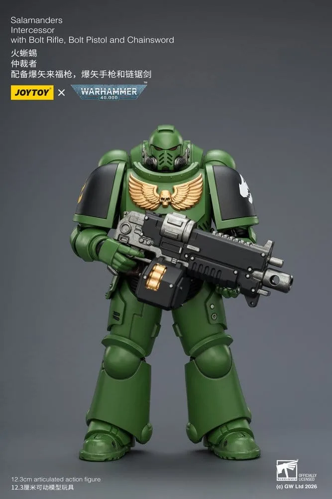 Warhammer 40,000 Action Figure – Salamanders Intercessor 12.3 cm 11