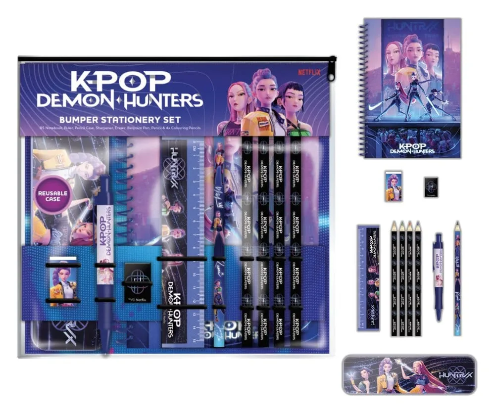 KPop Demon Hunters Stationery Set – Bumper Edition
