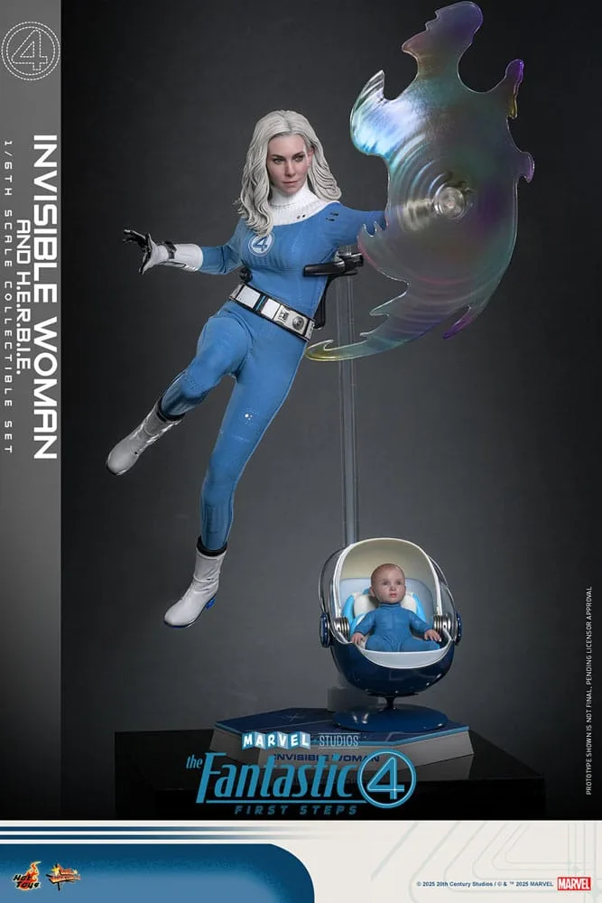 Fantastic Four Figure 2-Pack – Invisible Woman and H.E.R.B.I.E. 1/6 10