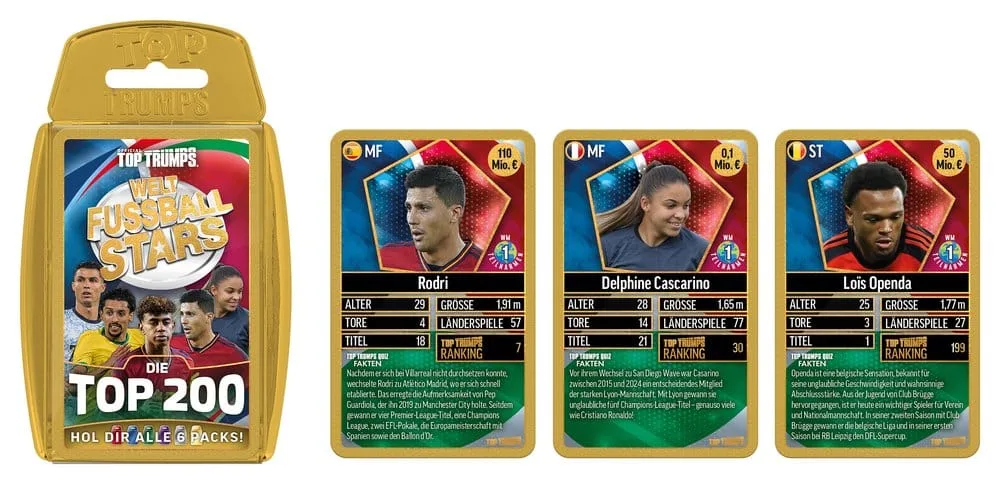 World Football Stars Card Game – 200 Pack 6 German Edition 9