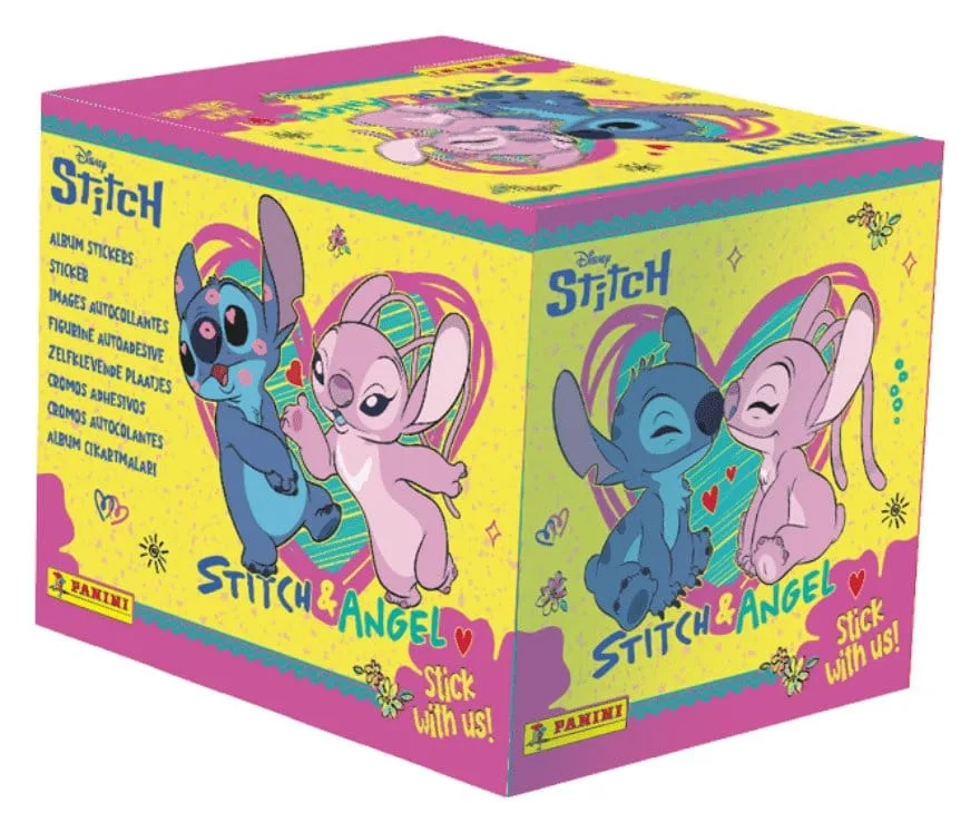 Stitch & Angel Sticker Display – Panini 36 Packs