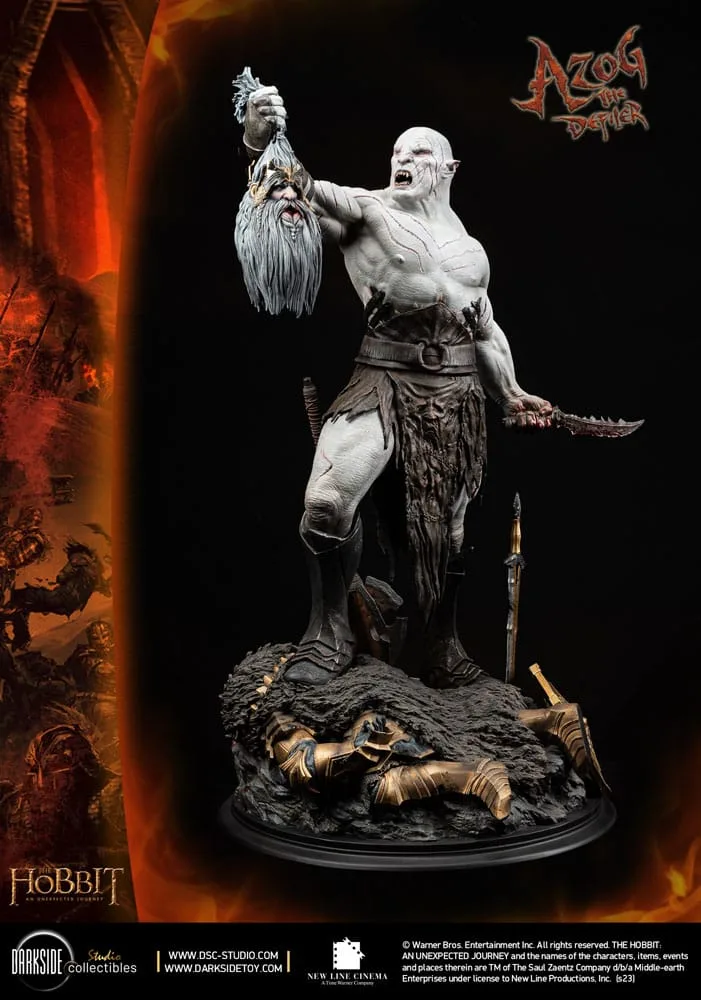 The Hobbit Beeld – Azog John Howe Signature Edition 1/3 90 cm 2