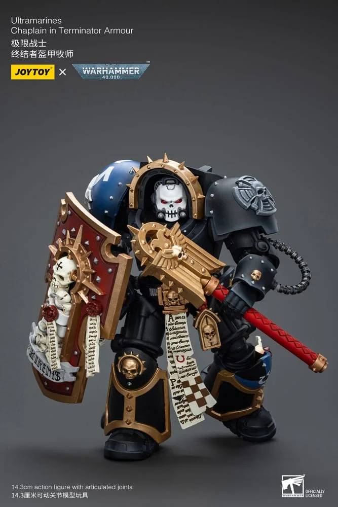 Warhammer 40k Action Figure – Ultramarines Chaplain 1/18 12 cm 8