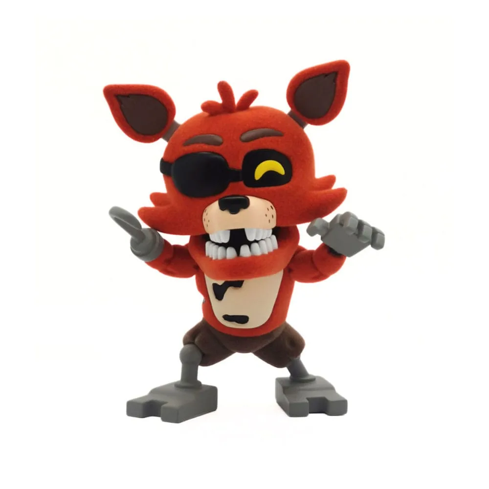 Five Nights at Freddy’s Vinyl Figure – Foxy Flocked