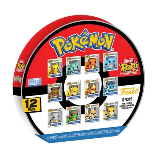 Pokémon Vinyl Figures – Bitty Pop Multipack Display 12 2.5 cm