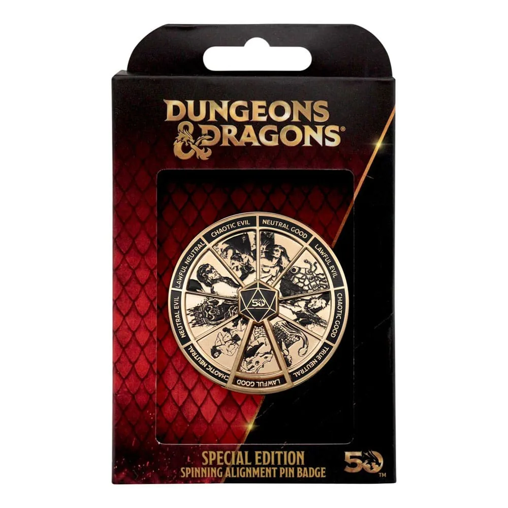Dungeons & Dragons Pin Badge – Alignment Spinner 50 mm 4