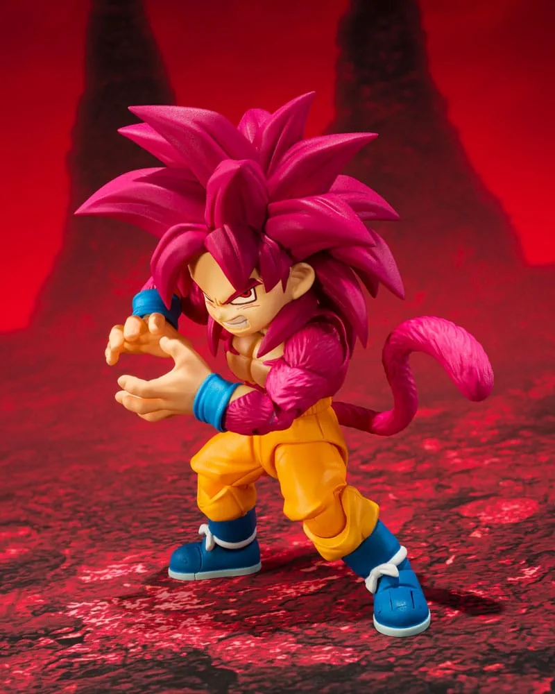 Dragon Ball Daima Action Figure – Super Saiyan 4 Goku Mini 8 cm 6