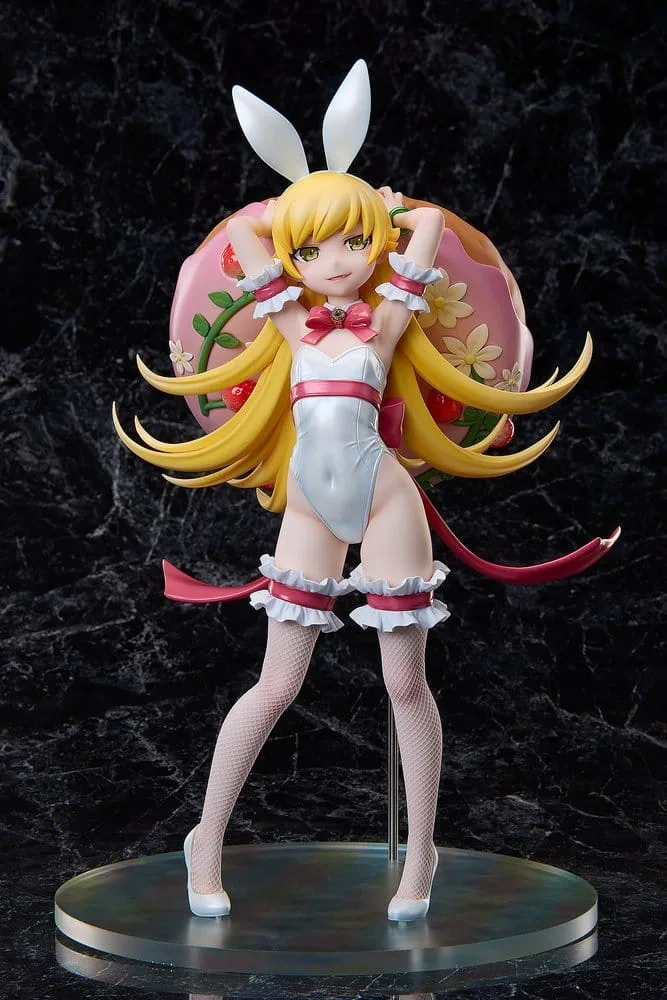 Monogatari Statue – Shinobu Oshino White Bunny 35 cm 3