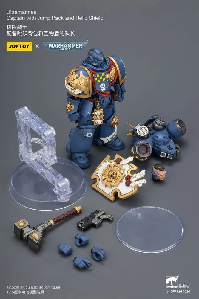 Warhammer Action Figure – Ultramarines Captain 12.5 cm 10