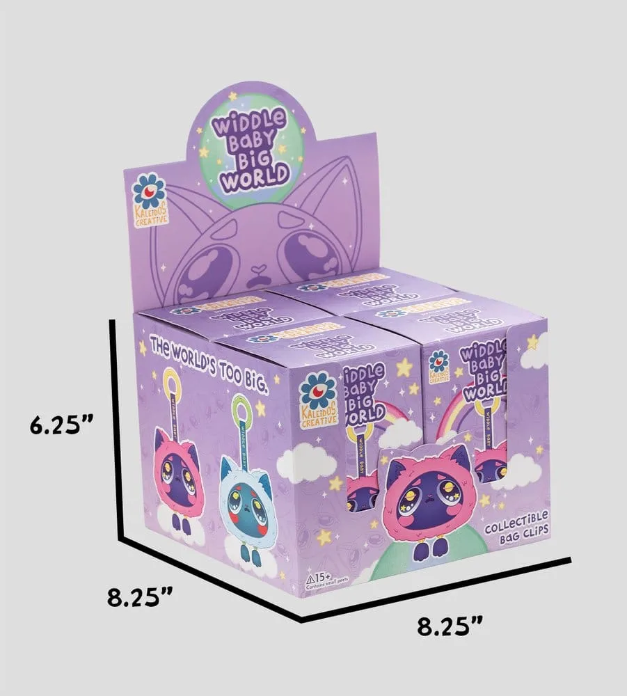 Widdle Baby Bag Clips – Blind Box Display of 4 7 cm 9