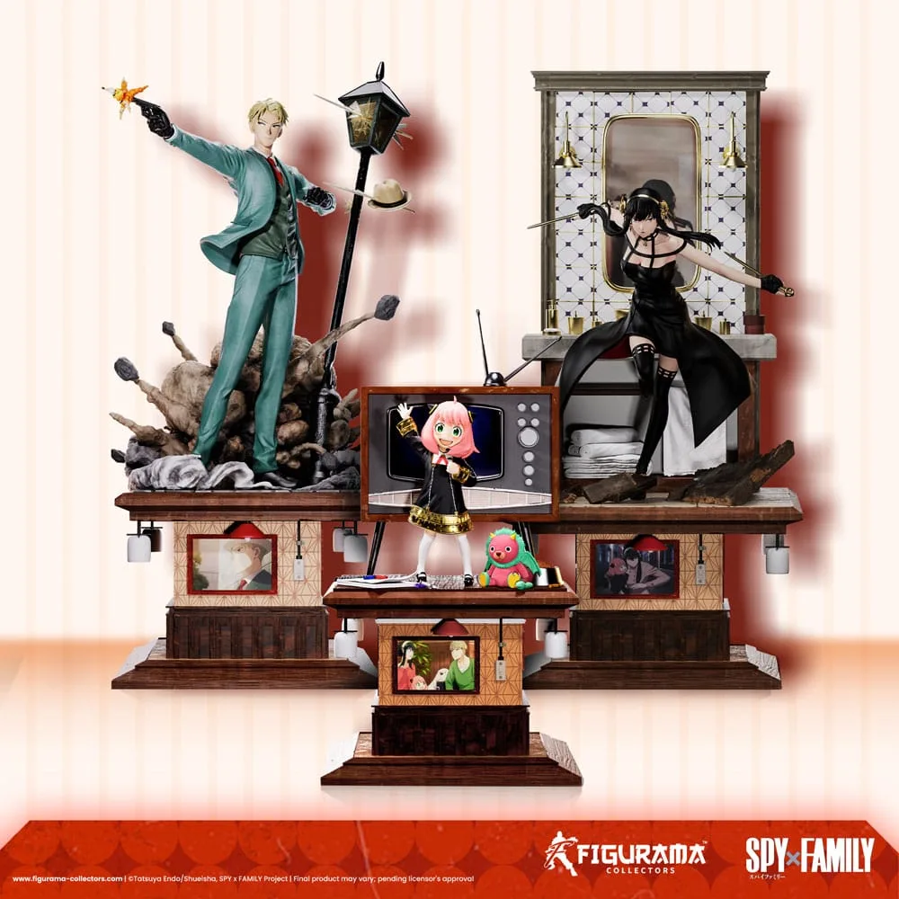 Spy x Family Statue Set – Elite FigumiZ Loid Yor Anya 37 cm