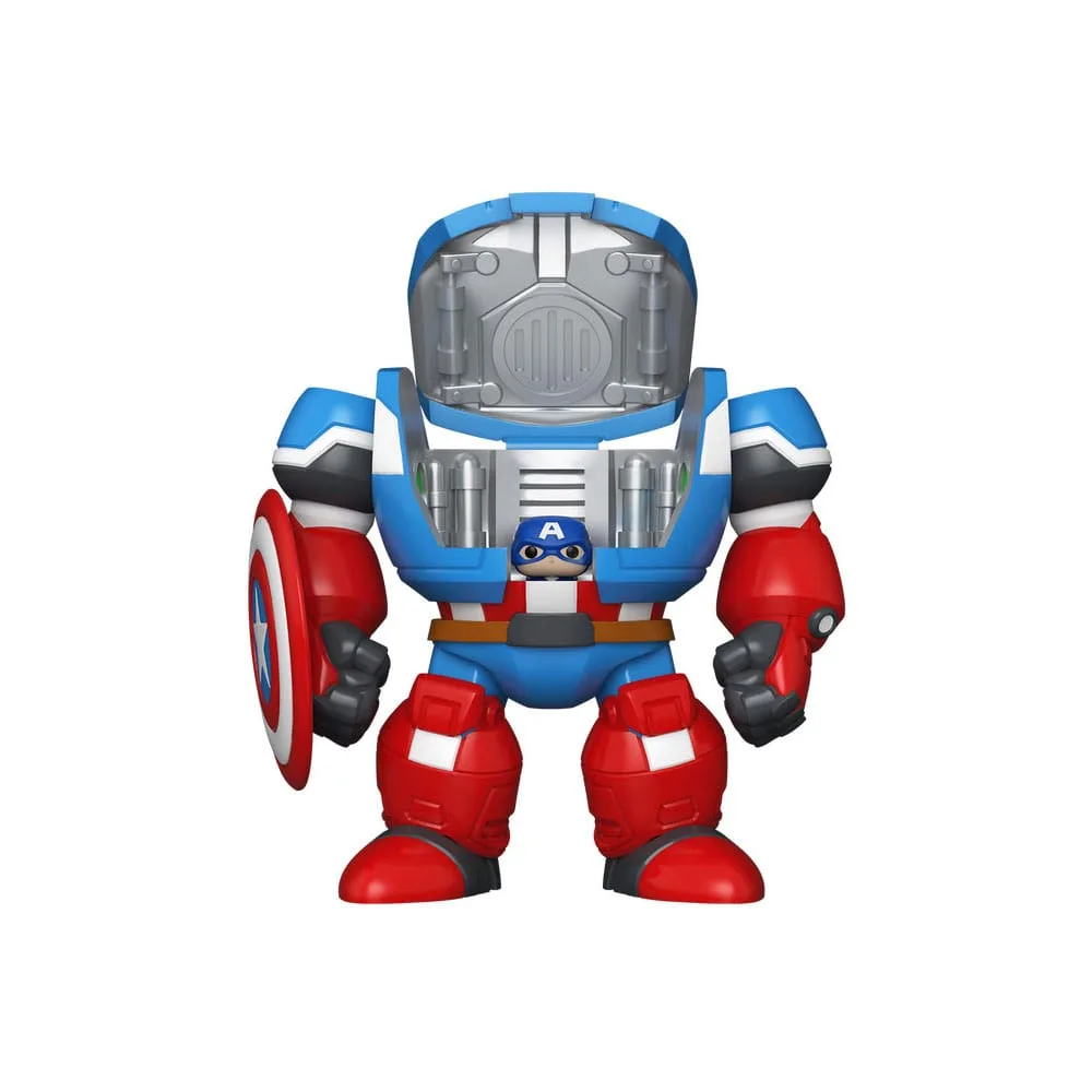 Marvel Vinyl Figures – Bitty POP Bots Captain America Mech 3