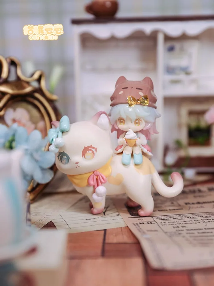 Original Character Figures – Cat Nizizi Kitten with You 6-Pack 8 cm 8