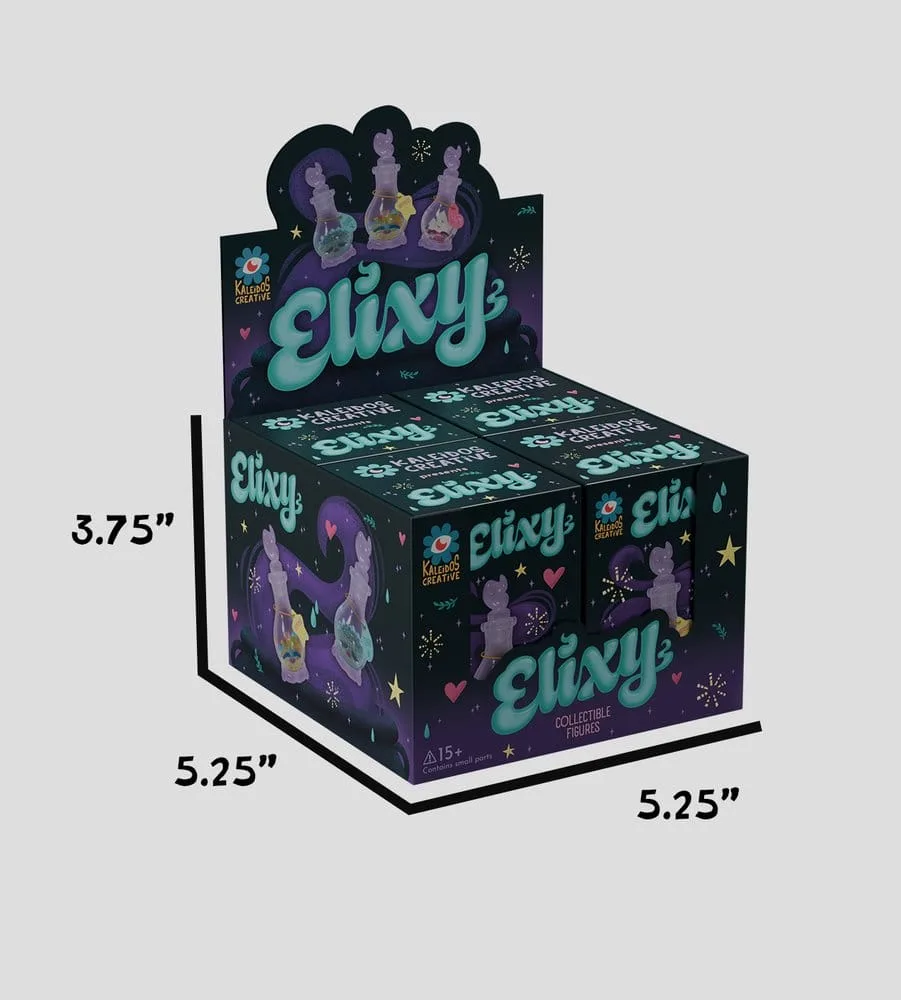 Elixy Mini Figures – Series 1 Blind Box Display of 4 8 cm 10