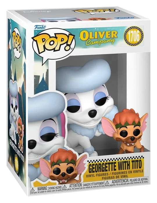 Oliver & Co. Pop Figure – Georgette with Tito 9 cm 2
