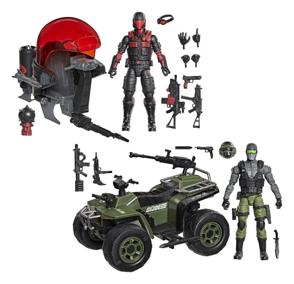 G.I. Joe Figure and Vehicle Set – Snake Eyes vs Stealth Viper 15 cm 5