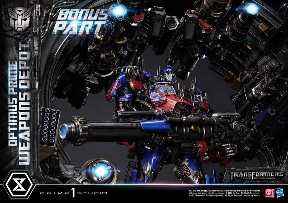 Transformers Statue – Optimus Prime Weapons Depot Bonus Version 5