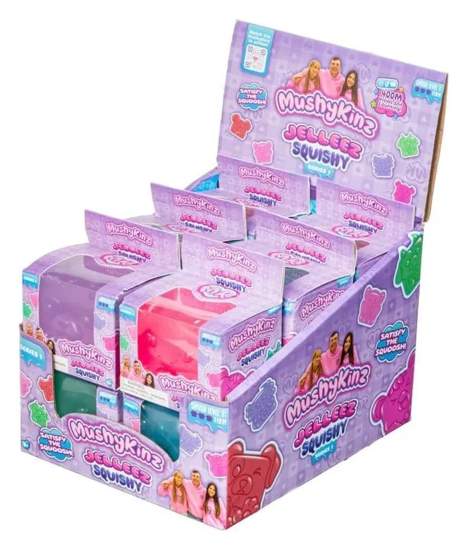 Mushykinz Squeeze Figures – Jelleez Blind Box Display 12 Figures