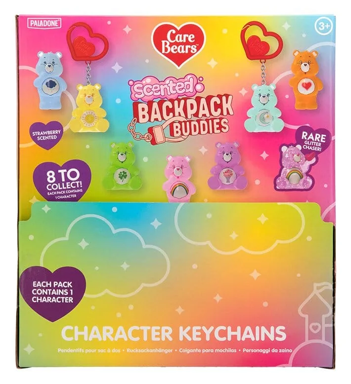 Care Bears Backpack Hangers – Scented Mystery Bag Display 24 Pack 5