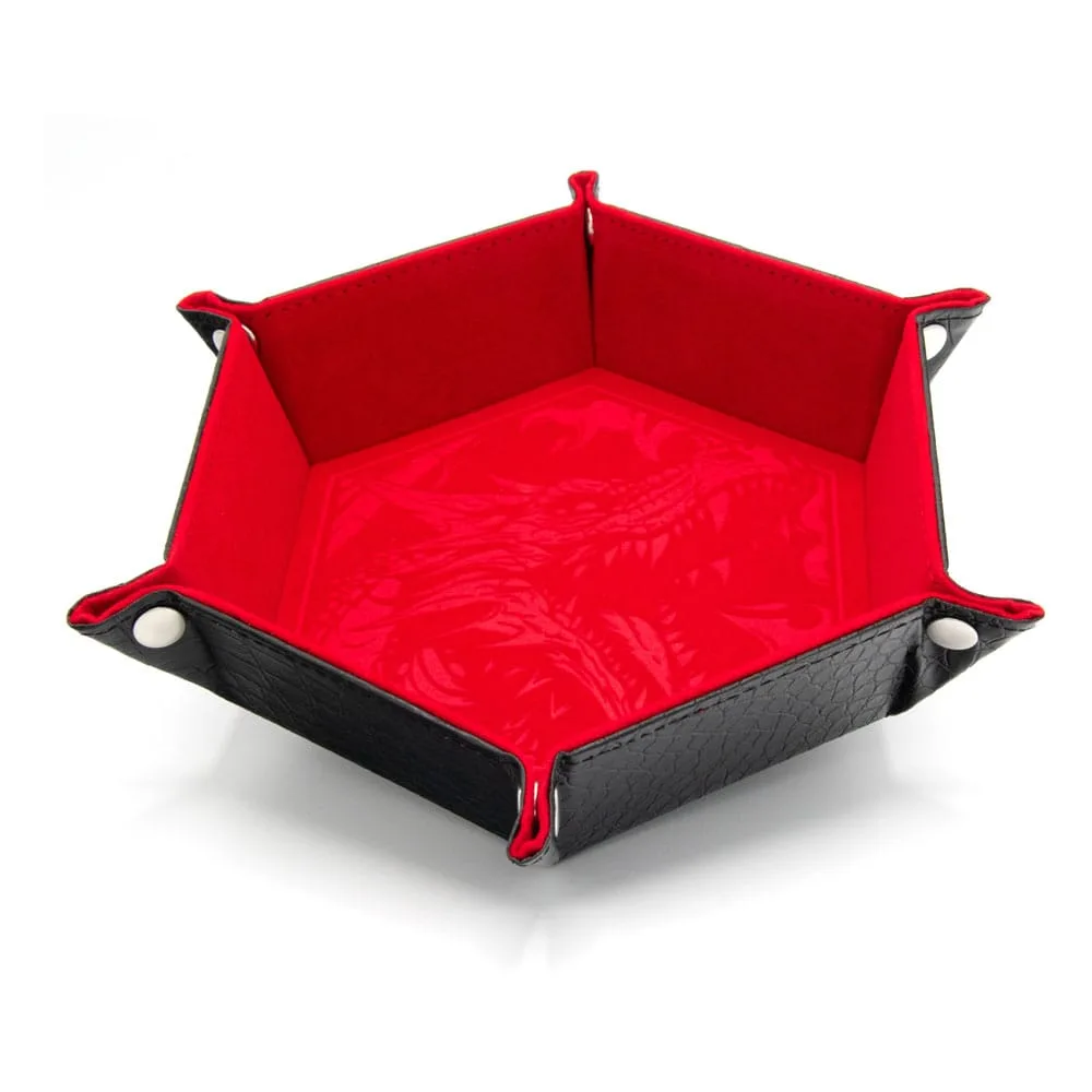 CritStones Folding Dice Tray – Red Dragon Skin Edition 27 cm