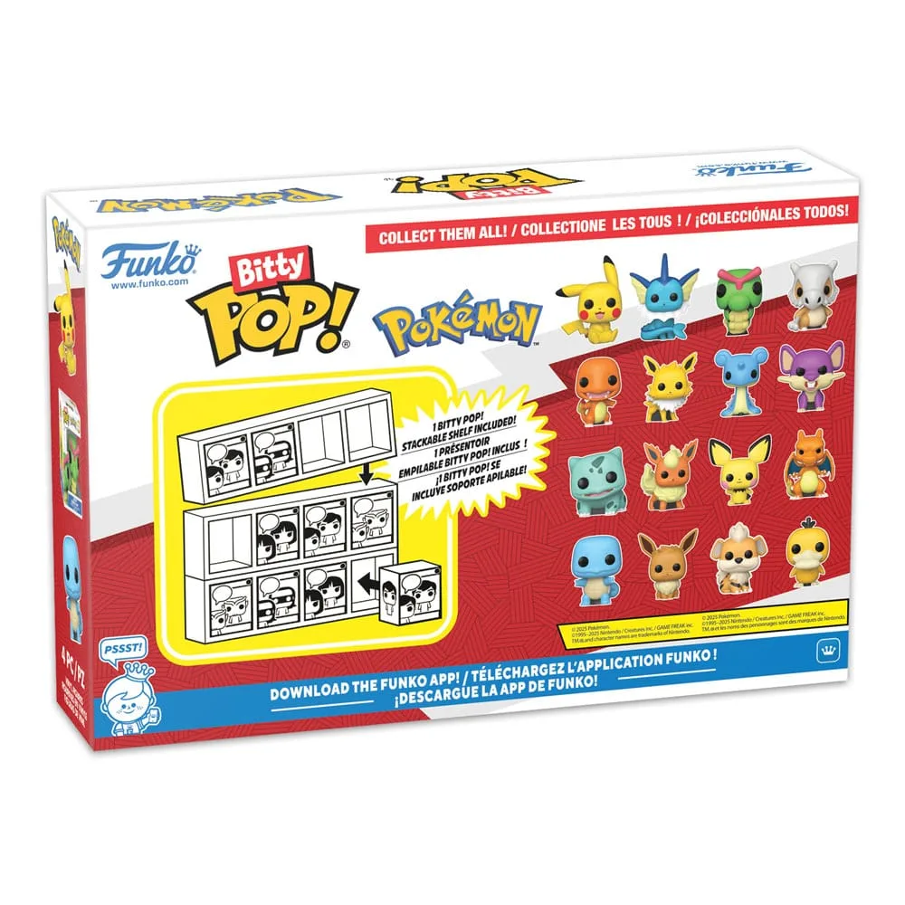 Pokémon Vinyl Figures – Bitty Pop Series 3 4-Pack 2 cm 3