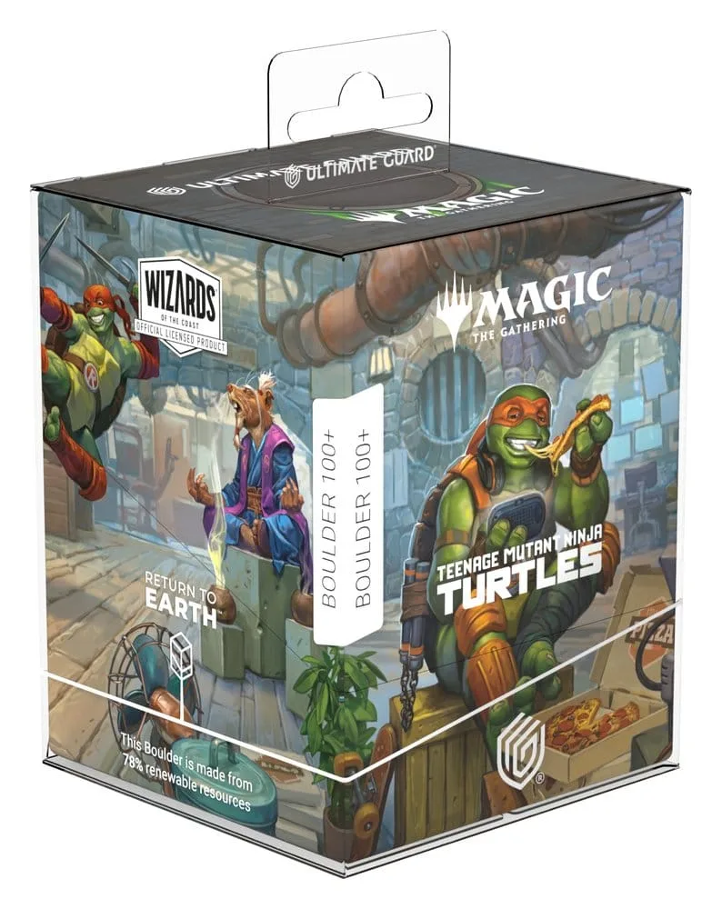 Magic The Gathering TMNT Deck Box – Turtle Lair Boulder 100+ 9