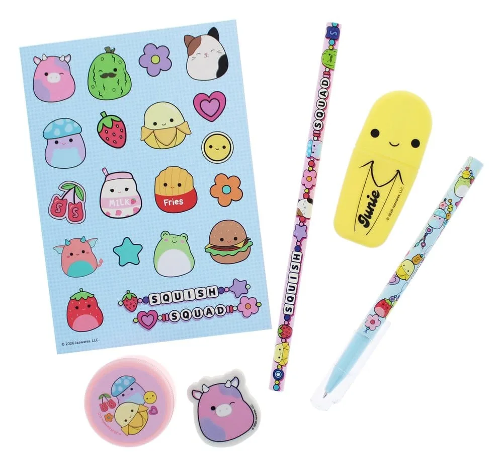 Squishmallows Stationery Set – Squish Squad 7 Pieces 3