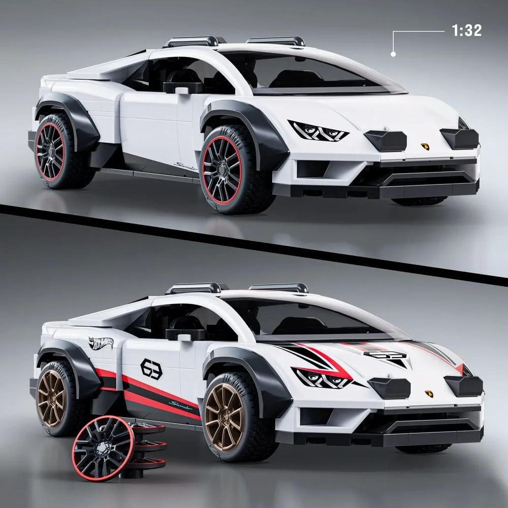 Hot Wheels Building Set – Lamborghini Huracán Sterrato 1:32 3