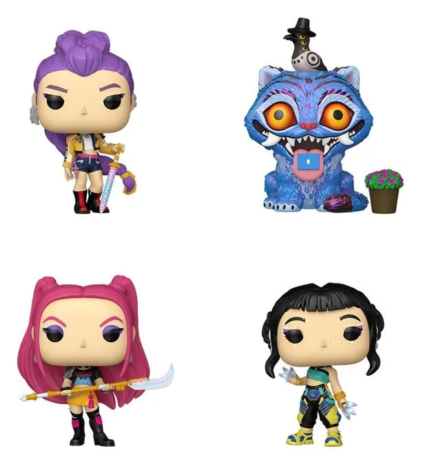 KPop Demon Hunters Mini Figures – Bitty Pop 4-Pack 2 cm