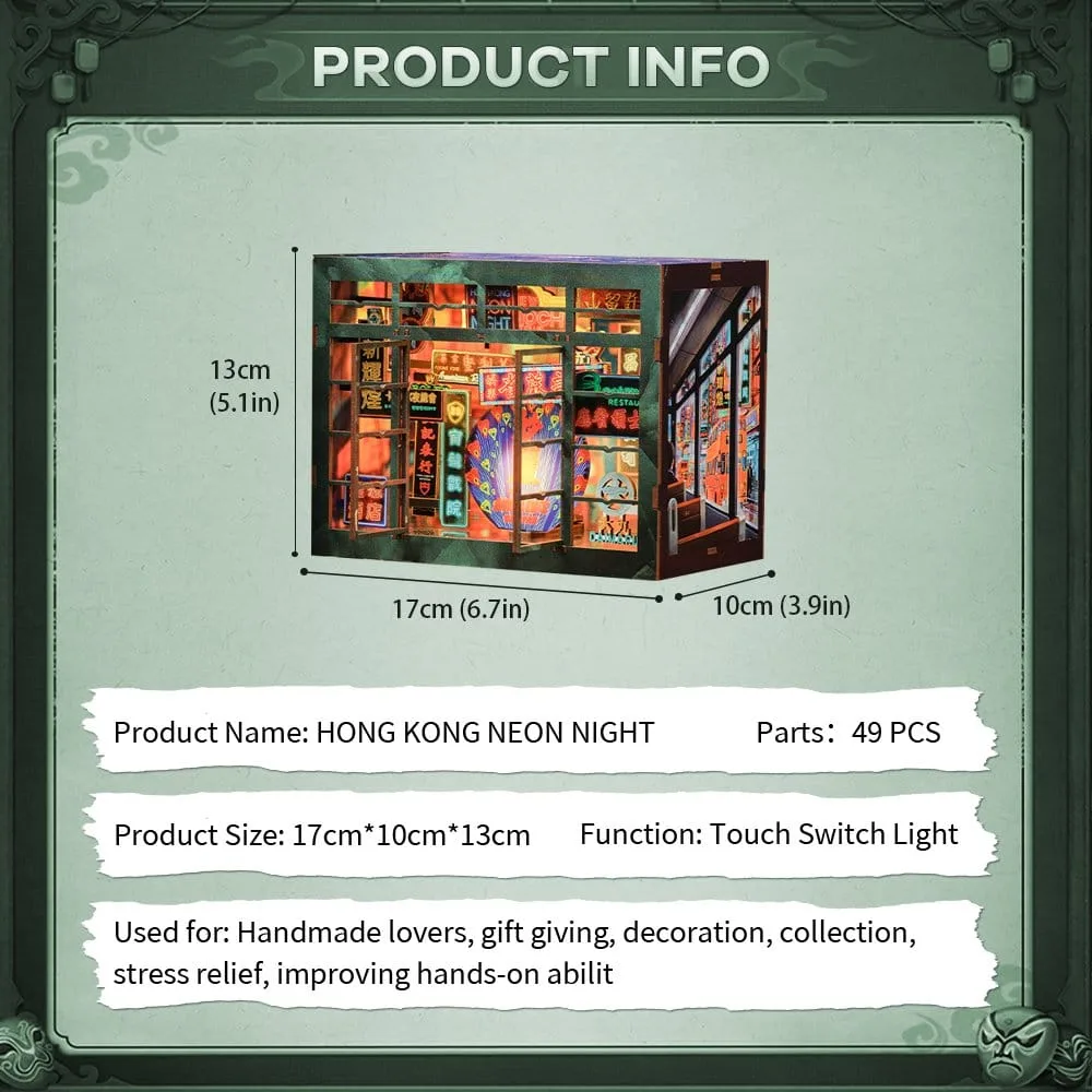 Hong Kong Book Nook – CuteBee Neon Light 13 x 17 cm 12
