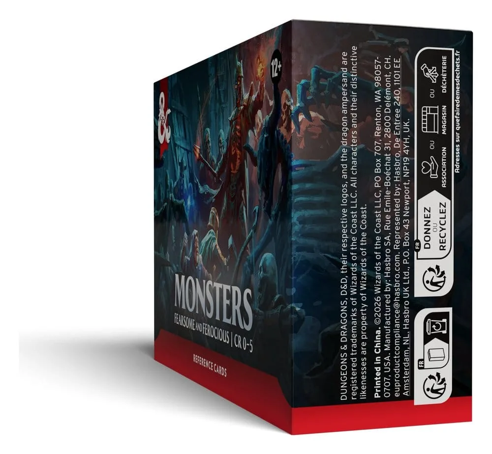 D&D Reference Cards – Fearsome and Ferocious Monsters English 5