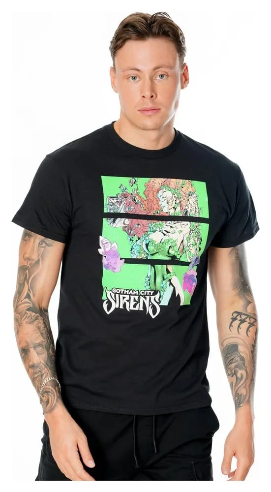 Gotham City Sirens T-Shirt – Poison Ivy Sirens Cash Black 3