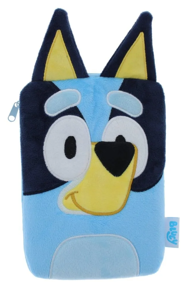 Bluey Plush Pencil Case – Blue