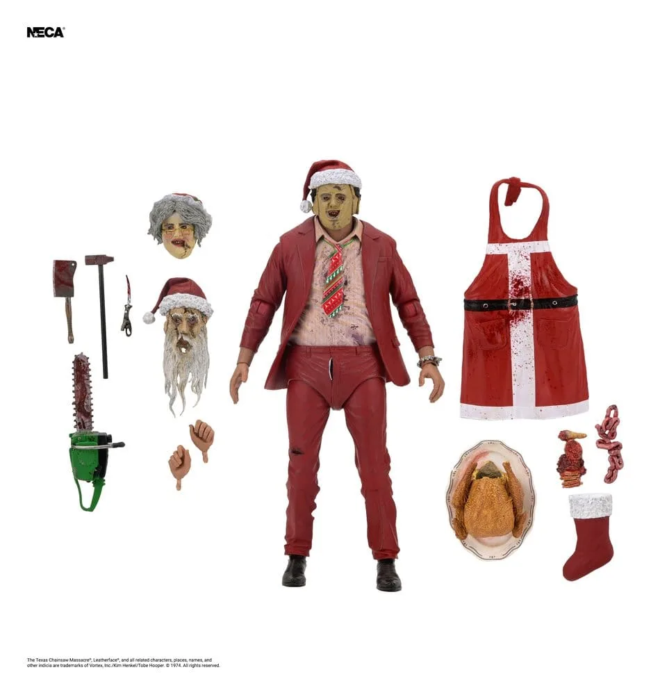 Texas Chainsaw Massacre Action Figure – Santa Leatherface 18 cm 2