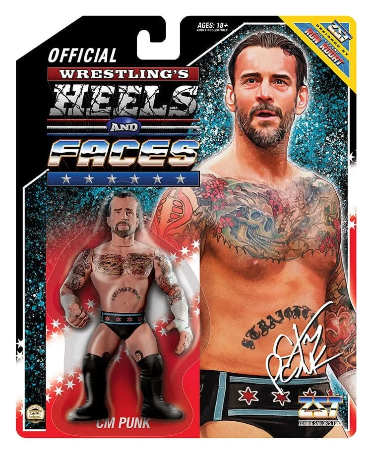 Wrestling Action Figure – CM Punk Heels and Faces 11 cm 2
