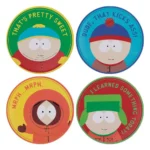 South Park Onderzetters – Original Four 4 stuks 89 mm 1
