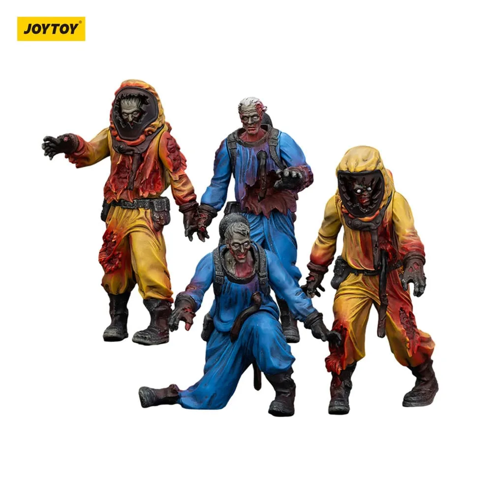Zombie Dark Source Action Figures – Biochemical Lab Team 4-Pack 8 cm 7