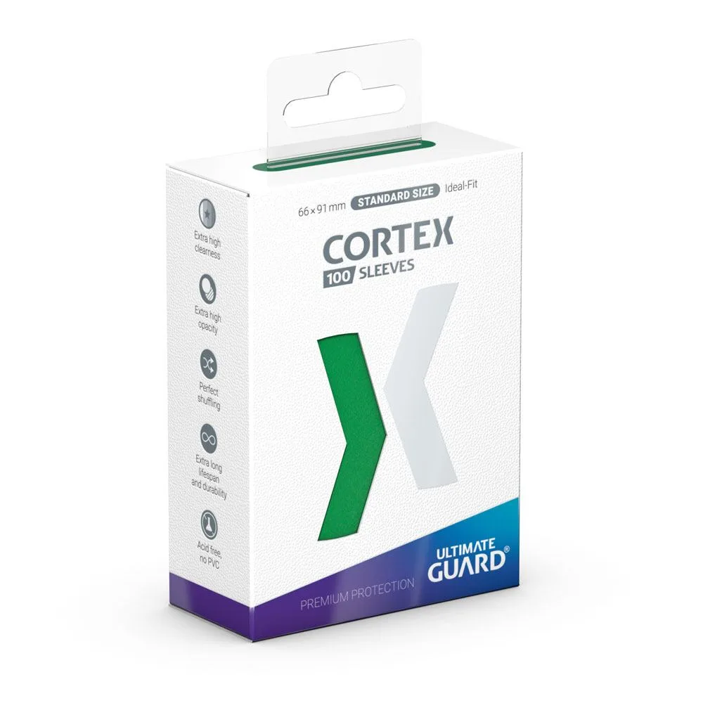 Ultimate Guard Card Sleeves – Green Cortex 100-Pack 66 x 91 mm